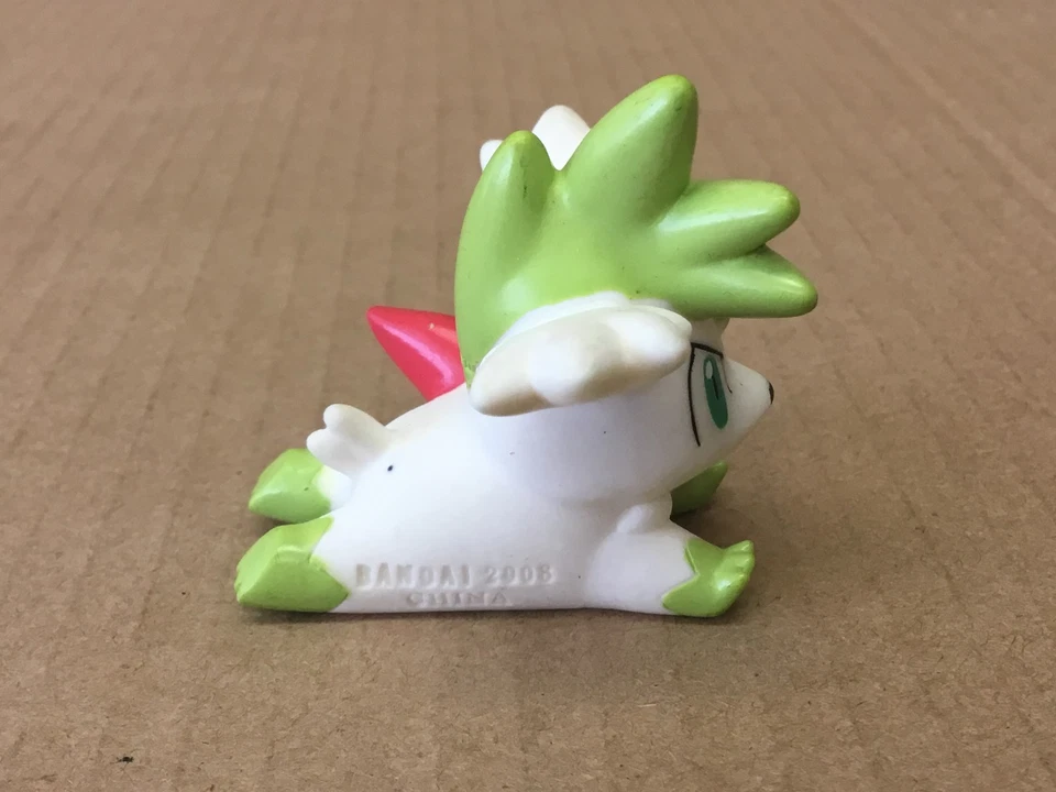 2008 Autêntico Pokemon Finger Puppet Shaymin Sky Form Nintendo Bandai - Imagem 3 de 4