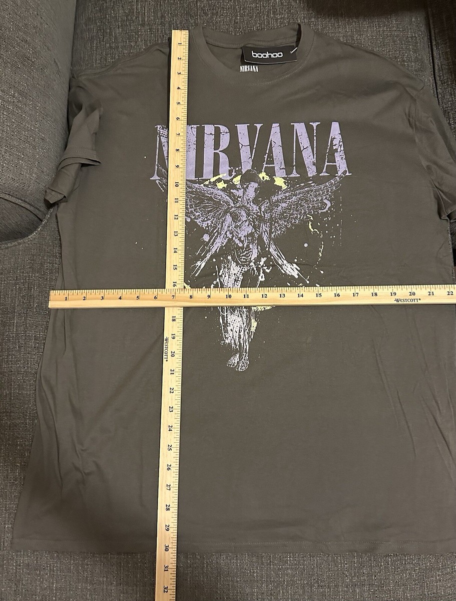 Nirvana in utero boohoo Oversized Women's T-shirt New Large