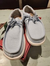 NEW Lamo Womens Paula Breeze Slip-On Shoe, Sky Blue, Size 9 EW2105