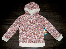 Infant Toddler Girls Flower Pullover Hoodie Sweatshirt Front Pocket NEW