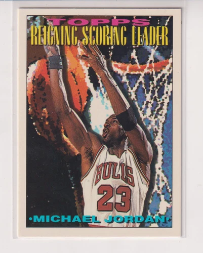 Michael Jordan 1993-94 Topps Basketball Card # 384 Chicago Bulls $1.00 Shipping