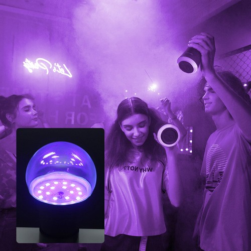 Aluminium UV Purple Bulb Home Decor 360 Glow 12W 85-265V E26/E27 - Picture 11 of 12
