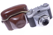 ✅ NEDINSCO PRIMO 35MM DUTCH CAMERA VENLO 45MM 3.5 LENS W/ SPOOL & CASE , WORKS