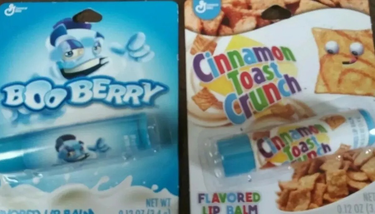 Cinnamon Toast Crunch and Boo Berry Flavored Lip Balm 2 pcs. | eBay