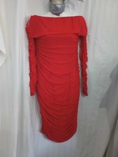 fashion nova red dress size xl (ex87)