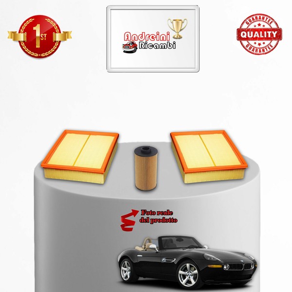 KIT Service 2 Filter BMW Z8 E52 4.9 294KW 400CV VON 2000 BIS 2003-image
