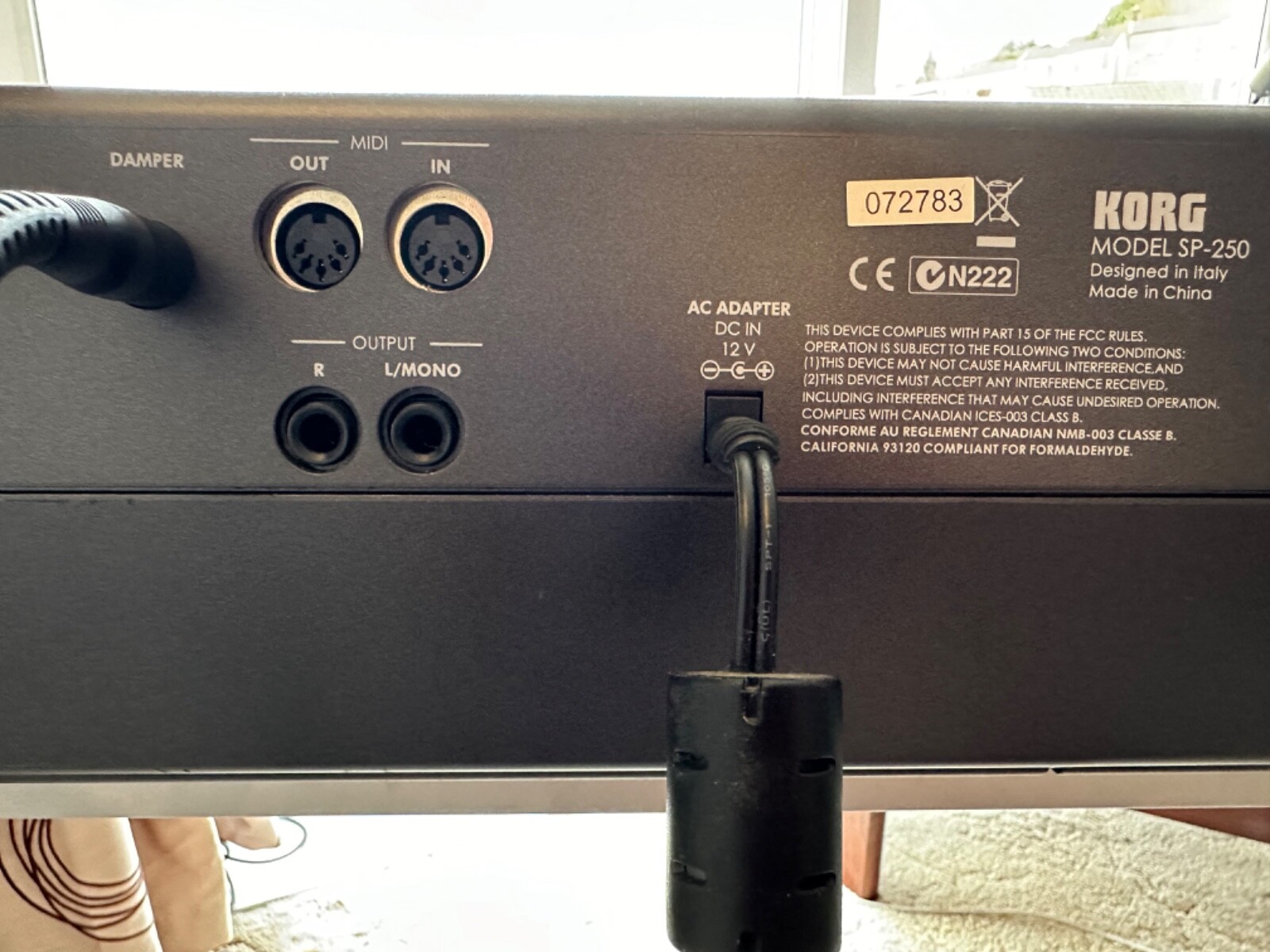 SP250 Stage Piano with stand and sustain pedal. eBay