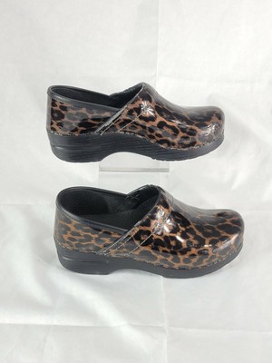 dansko clogs cheetah print