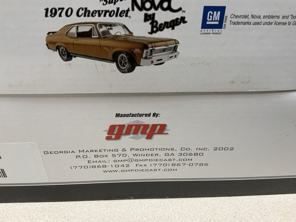 1/18 gmp シボレー スーパーノバ SS by Berger No8027 1/18 gmp