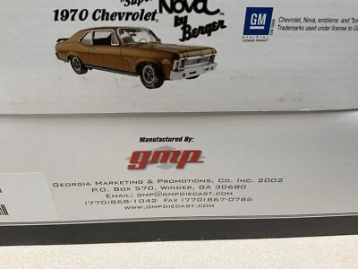 1/18 gmp シボレー スーパーノバ SS by Berger No8027 1/18 Gmp Chevrolet Supernova Ss By Berger No8027 Minicar | eBay