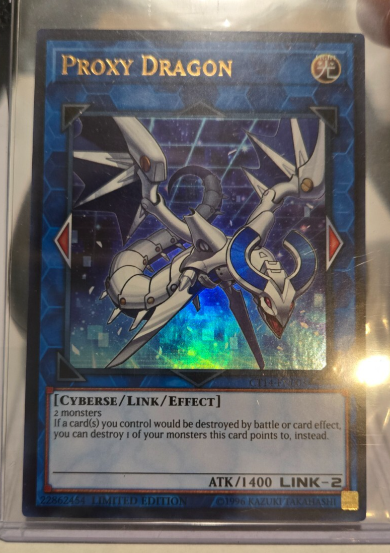 Limited Edition Proxy Dragon Ultra Rare CT14-EN003
