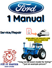 FORD 3000 TRACTOR MANUAL SERVICE SHOP REPAIR PDF USB