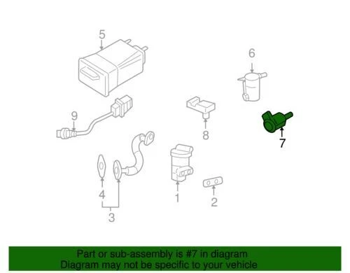 Solenoide de ventilación de bote de vapor genuino GM 2006-2008 Chevrolet LS 10382401 Foto 2 de 2