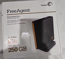 Seagate FreeAgent Desktop 250GB USB 2.0 External Hard Drive Windows Vista OSX 10