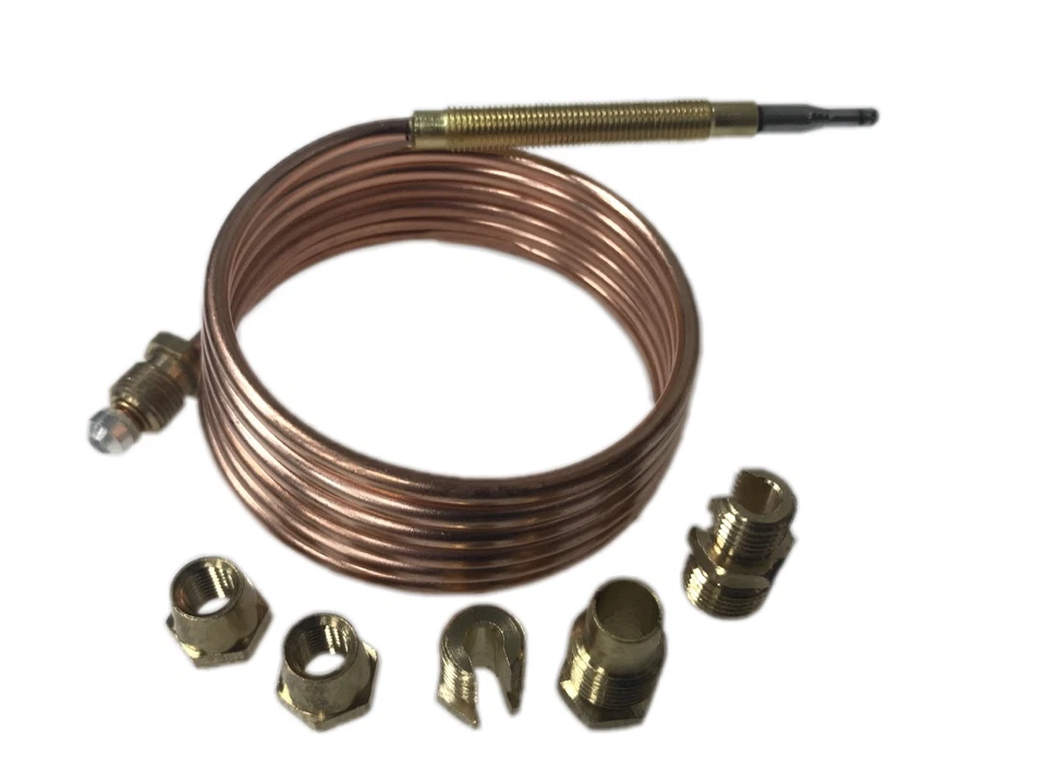 SUPER UNIVERSAL LANGES SCHMALES GEWINDE THERMOELEMENT 90 CM / 900 MM LANG OFENREICHWEITE