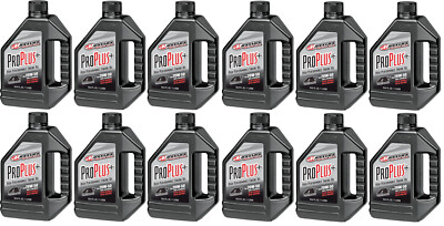 12 1L Bottles Maxima Pro Plus 20W-50 Full Synthetic Motorcycle ATV Engine Oil