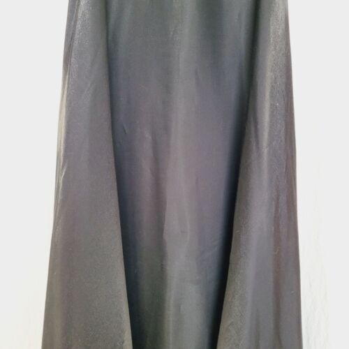 Black Taffeta A Line Full Length Formal Skirt Womens Size 12 VTG JS Collections - Picture 3 of 12