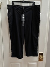 NWT Anatomie XL Black Aviva Cargo Capri Pants
