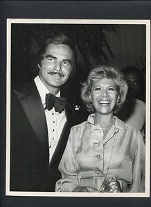 dinah shore burt reynolds candid 1970s publicity