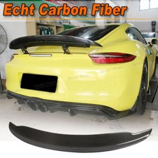 Passt Für Porsche Cayman 981 2010-2016 Carbon Heckspoiler Heckflügel Spilerlippe