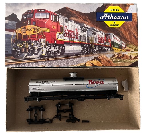KIT DE VAGÓN TANQUE CHEM ATHEARN HO GAUGE 01565 CONSTRUIDO EN CAJA | Zustand: Used