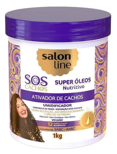 Ativador De Cachos Sos Cachos Super Oleos Nutritivo Salon Linea 1kg Viernes Negro Ebay