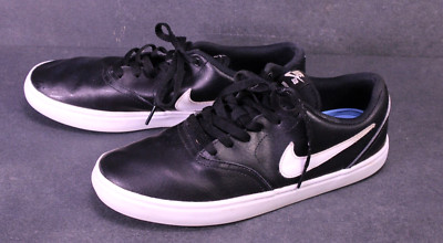 Nike Sneaker SB Check Solar Herren Sportschuhe Gr. 42,5 schwarz Leder BS171