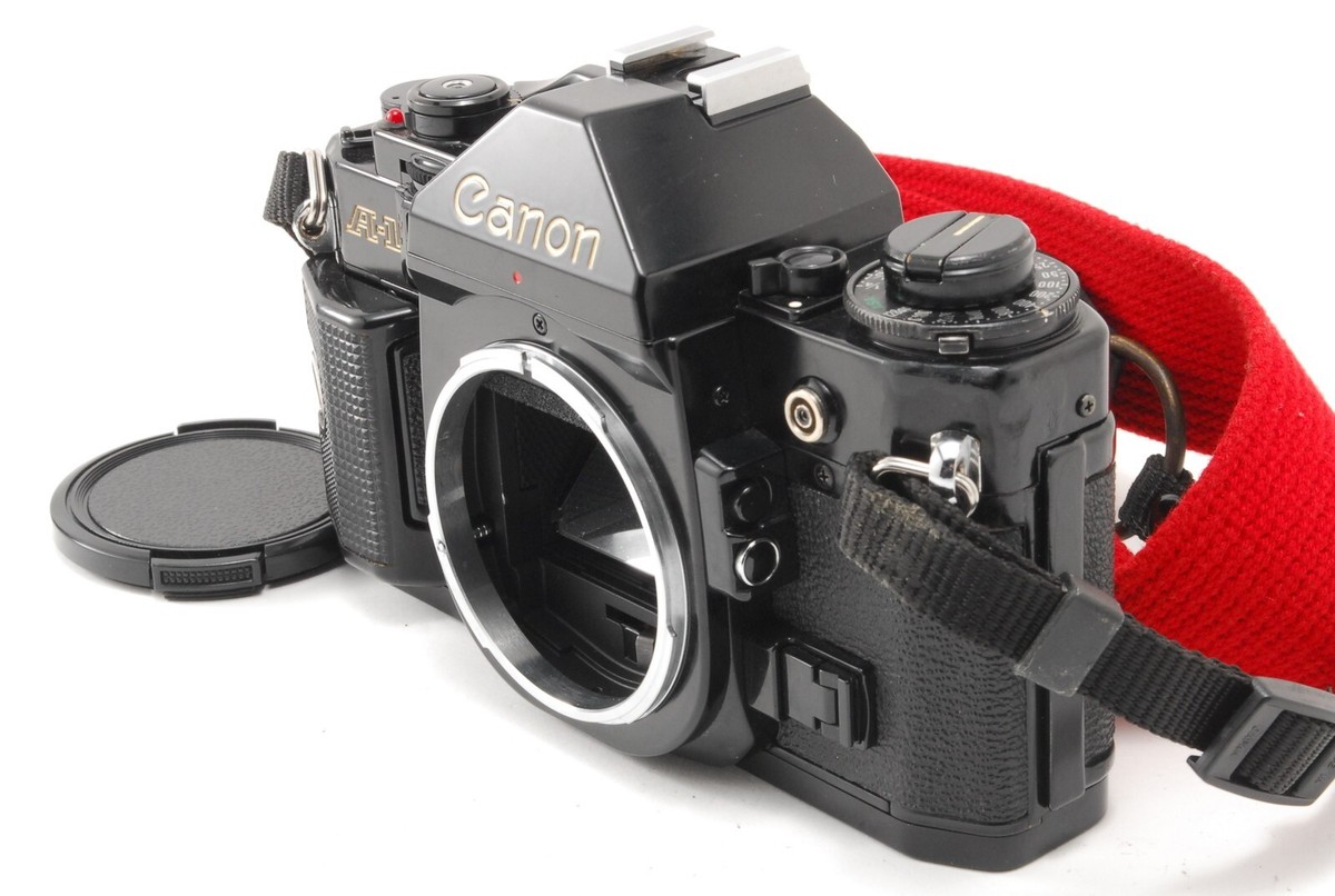 Near Mint w/Strap] Canon A-1 SLR Film Camera Brack New FD