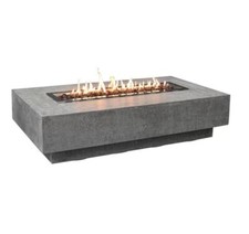 Elementi Hampton Fire Table - Light Gray - Propane OFG139LG-LP