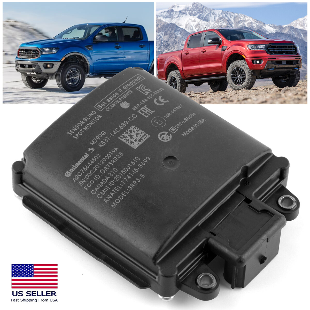 OEM Rear Blind Spot Radar Module Monitor For 2019-2021 Ford Ranger