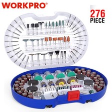 WORKPRO 276Pcs Rotary Tool Accessories Kit Diameter Shanks Universal Fitment Set