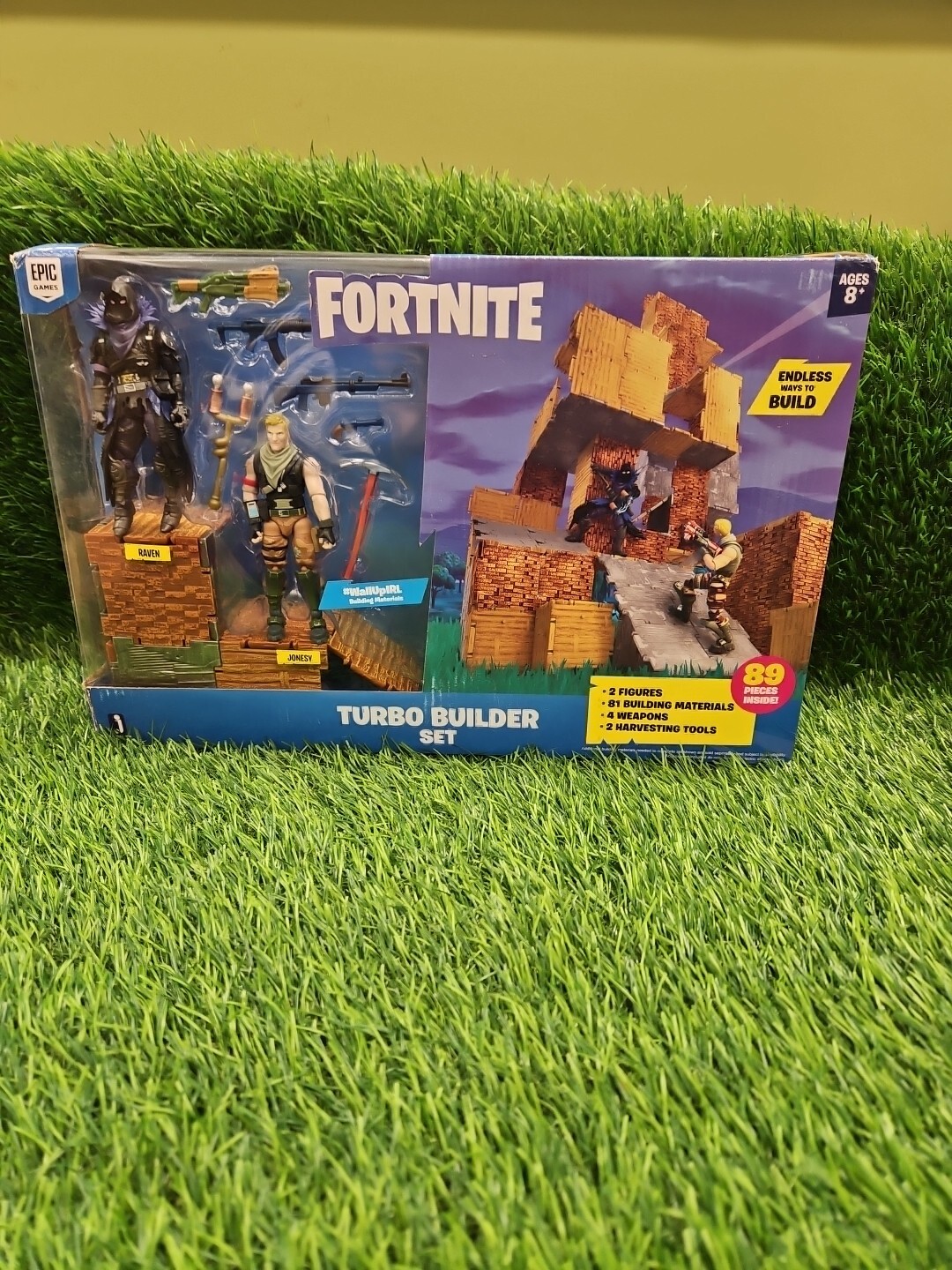 Jazwares Fortnite Jonesy and Raven Turbo Builder Set 2 Figure Pack 89 (FNT0036)