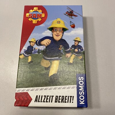 S001 Kosmos Spiel Feuerwehrmann Sam  Allzeit Bereit!  Puzzle Würfel - wie neu
