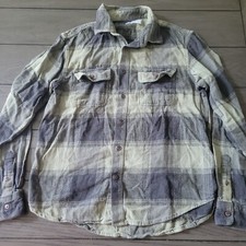 Old Navy Flannel Shirt Plaid Shacket Top Size M