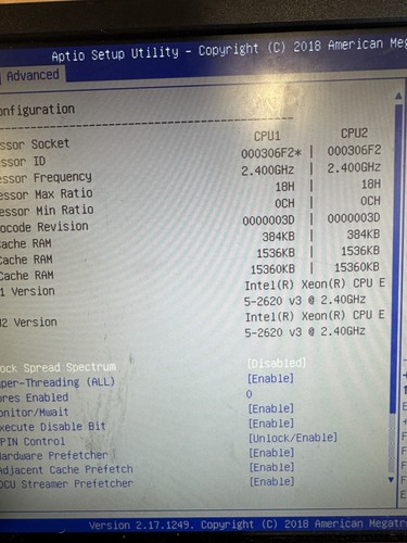 NUTANIX NXS2U4NL12G400 Xeon E5-2620 v3 2.40GHz 1TB of ram no HDD with rails - Picture 5 of 14