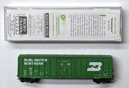 MTL S Micro-Trains 4.91 Special Run Burlington Northern BN 321632 50' vagón de carga | Zustand: New