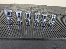 Ba134 New Cornwell Usa 38 Dr Sae Swivel Socket Set 716-34 6 Point Shallow