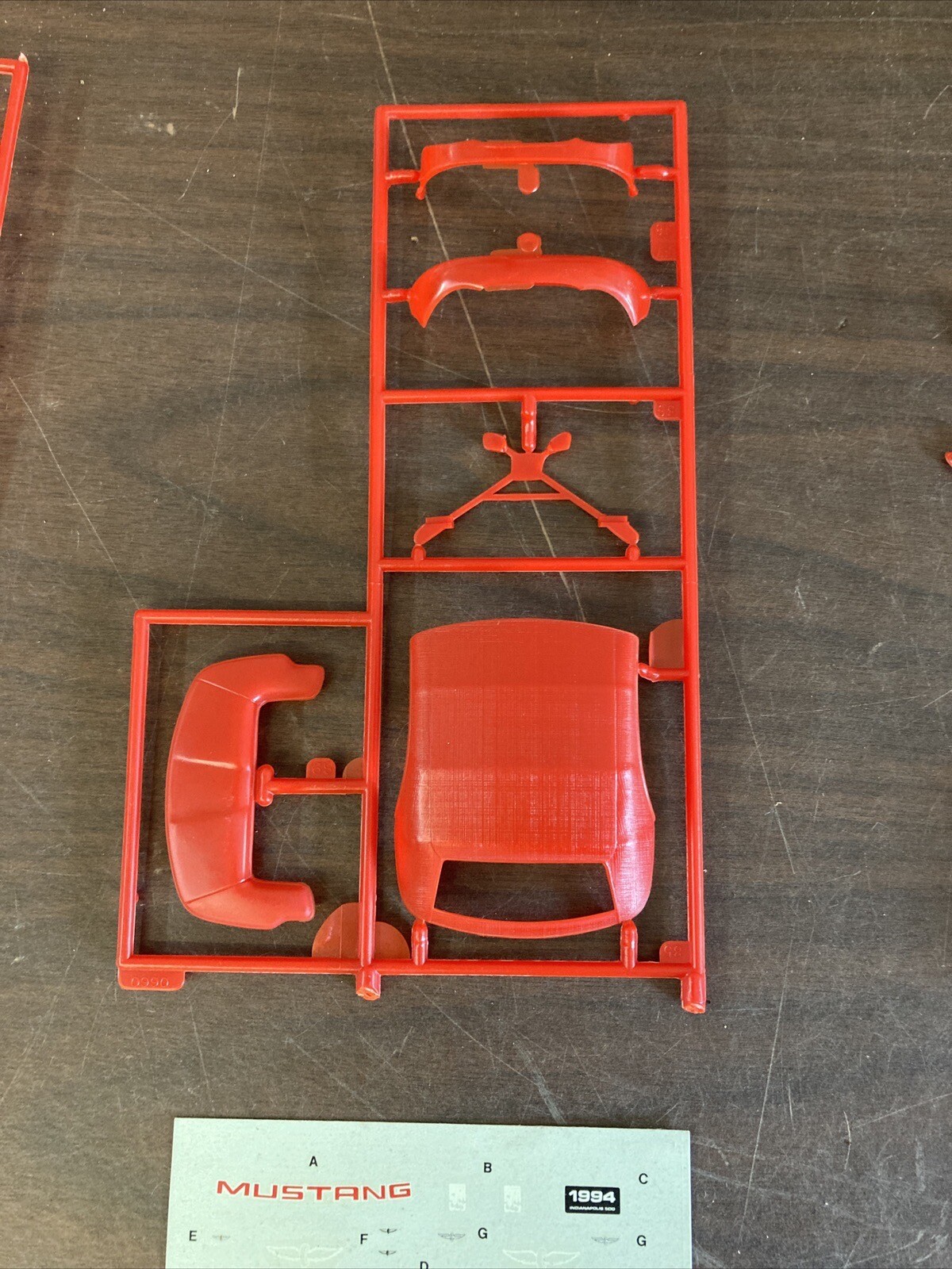 Vintage Monogram 94 Mustang Indy Pace Car Model Kit 1/25 Scale eBay