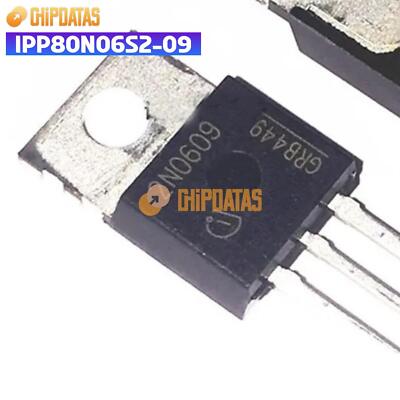 10PCS 2N0609 IPP80N06S2-09 TO-220 Integrated Circuit #R10