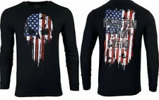 Howitzer Style Men's T-shirt PATRIOTISM Military Grunt USA Flag  S M L XL 2XL 3X