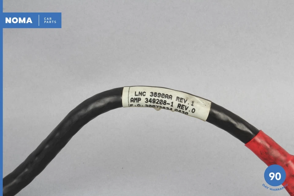Cable de batería positivo 98-03 Jaguar XJ8 SV8 XJR VDP X308 XK8 XKR LNC3690AA OEM Foto 3 de 4