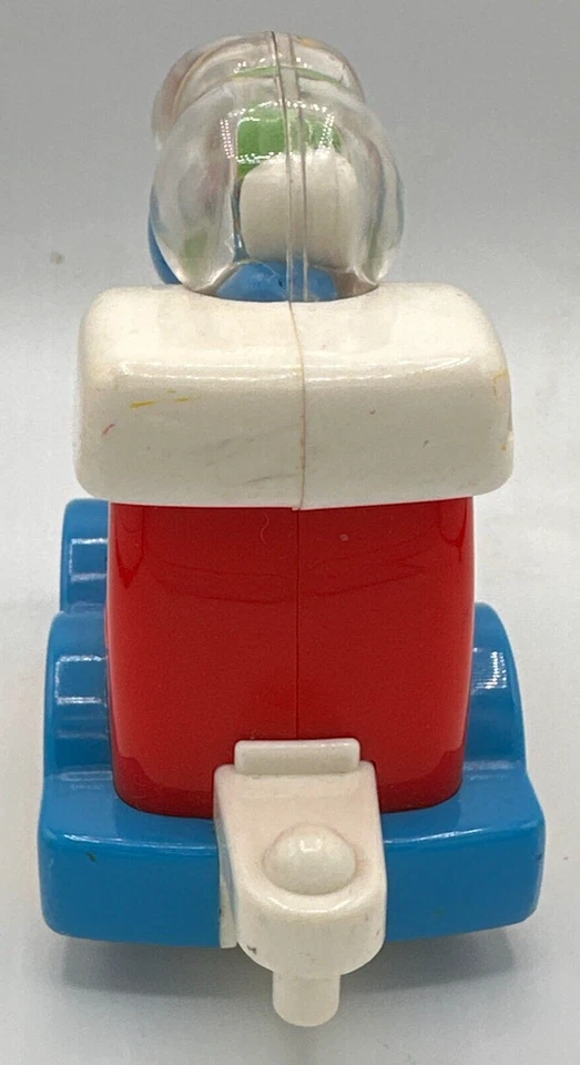 Tren de fricción Chicco Loco Italia juguete de colección usado funciona pila de humo gira Foto 3 de 4