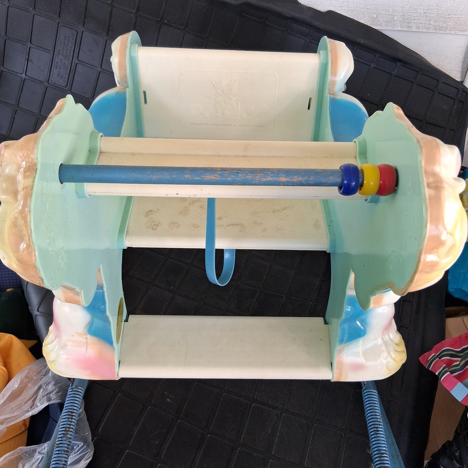 Bouncing Spring Vintage 1950s Wonder Horse Shoo-Fly Childs Riding Bouncing Rocking ...