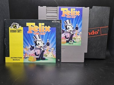 Felix the Cat w/Booklet (Nintendo NES) Game And Manual - Tested - Free Shipping 