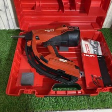 HILTI GX120 Gas Actuated Nailer Fastening Tool w/ Case, Jig & Manual Tested
