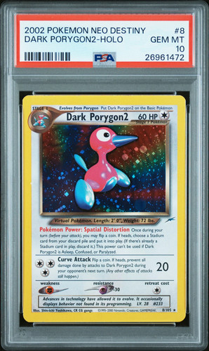 Dark Porygon2 (Unlimited) graded PSA 10 for sale on eBay