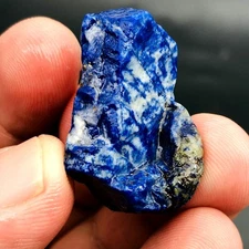 lapis lazuli Natural A+ Quality rough Madani  stone Raw With Pyrite    L901  12g
