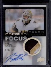 2023-24 Premier Jiri Patera Focus Rookie Patch Auto 3-Color RPA RC /175