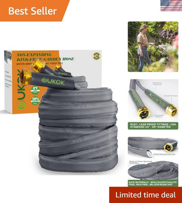 #ad High Pressure 100FT Garden Hose Ultra Light amp; Kink Resistant Technology $77.95