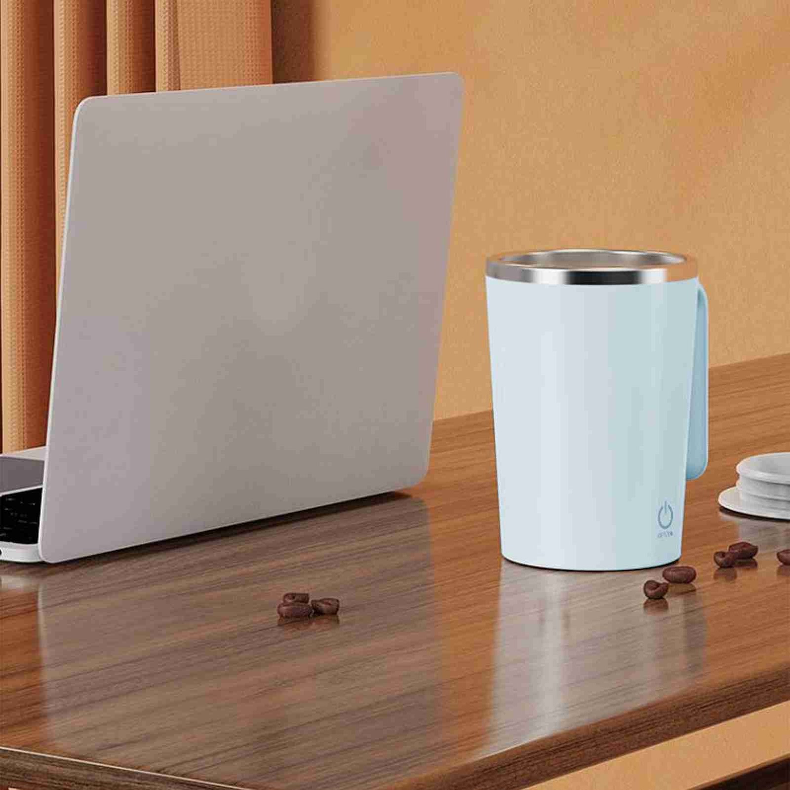 Self Stirring Coffee Mug USB Rechargeable Magnetic Insulated 304 Stainless Steel